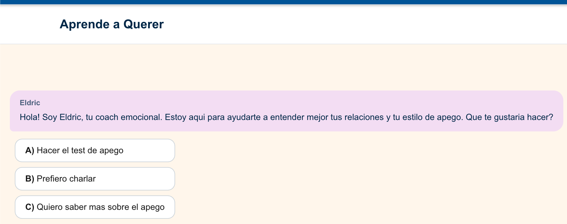 Aprende a Querer — AI coaching platform